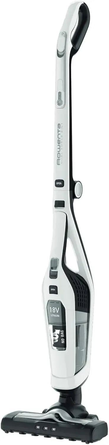 Rowenta RH6737 Aspirapolvere, illuminazione LED, bianco, 45 Min, Solo 2,5 kg