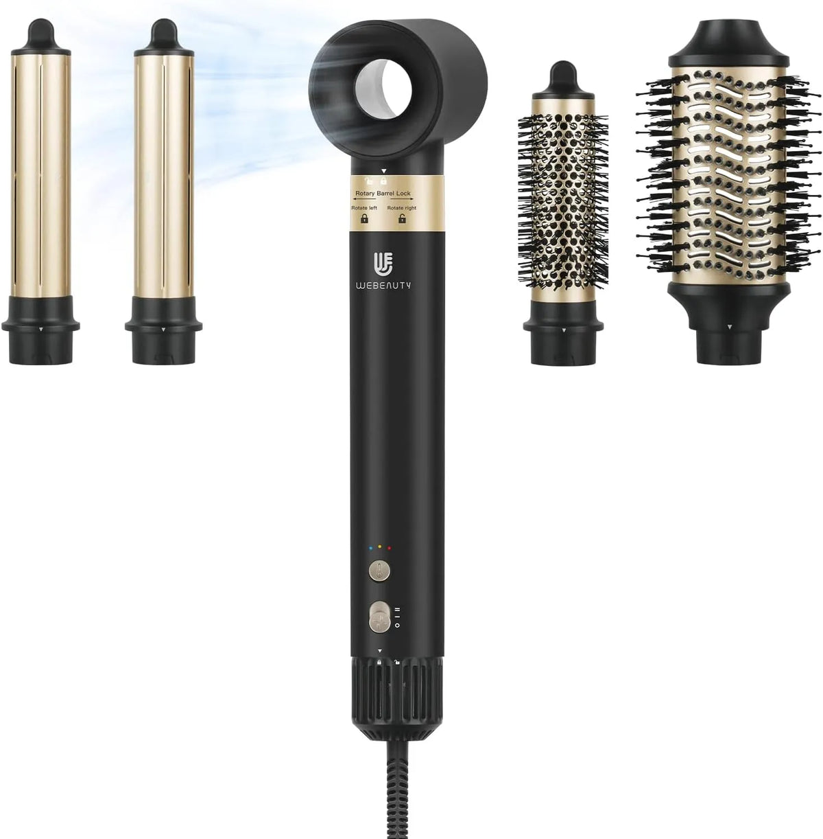 6in1 Spazzola, webeauty, Phon Capelli Con Spazzola Asciugacapelli