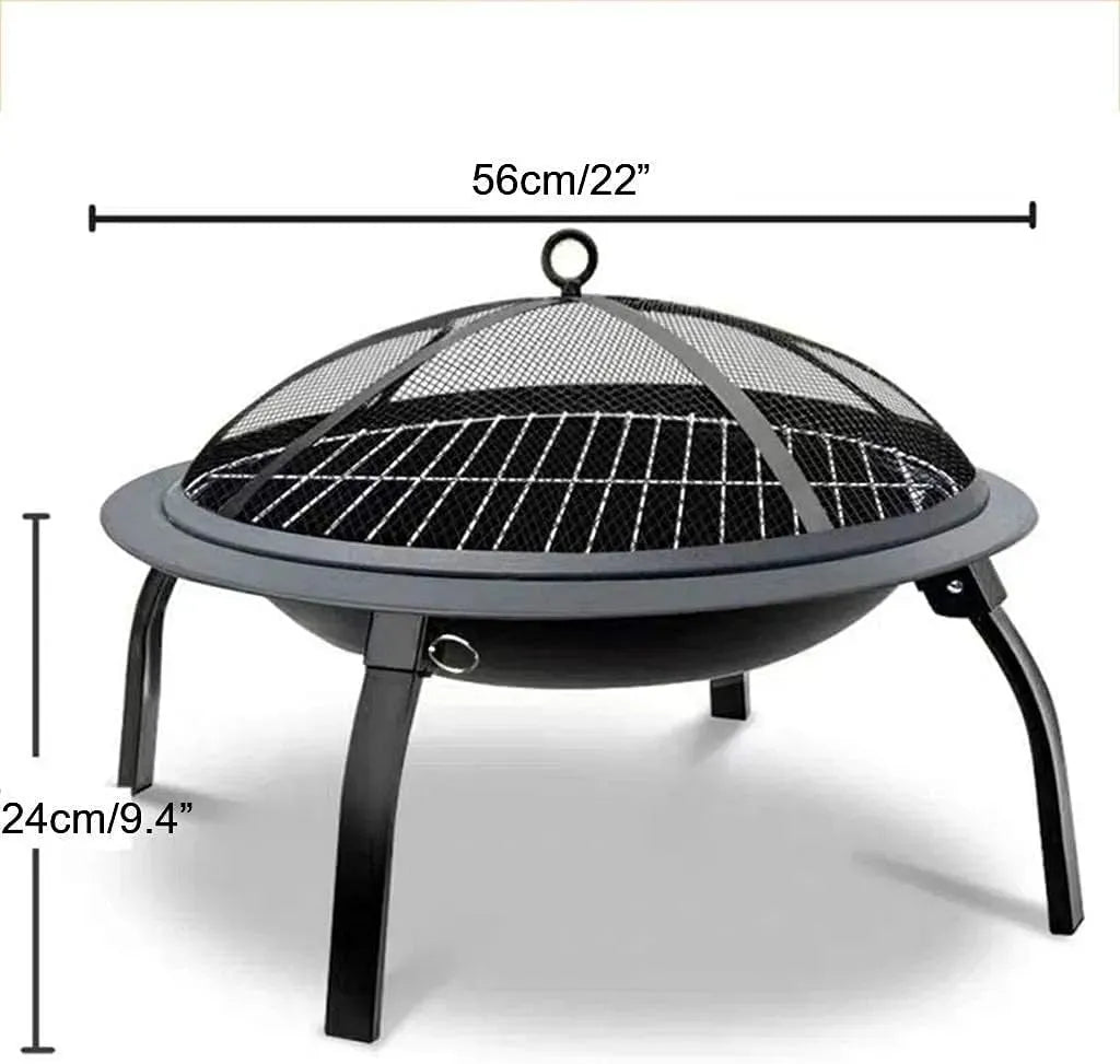 barbecue, portatile, esterno, acciaio inox, per cortile campeggio picnic camino giardino famiglia st