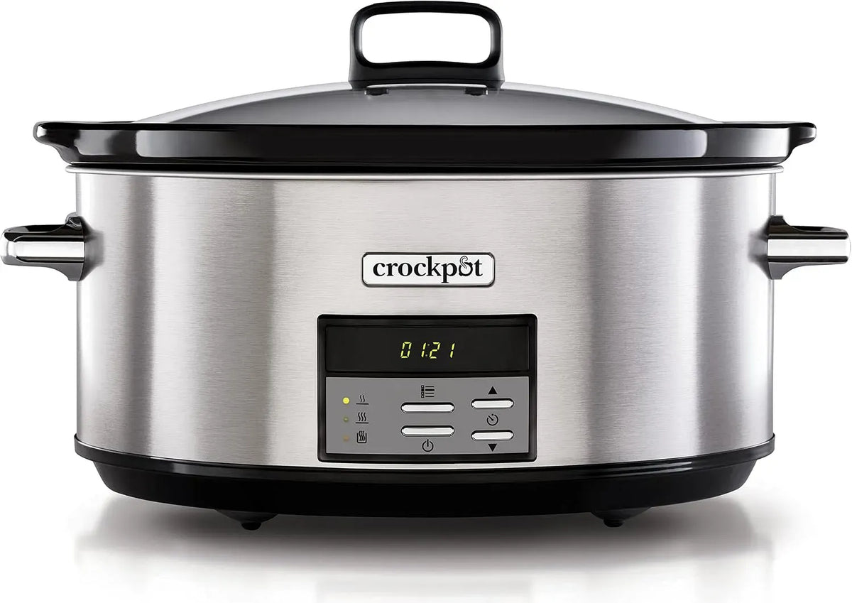 CSC063X Cooker, Crock-Pot, digitale, Slow Cooker digitale countdown 7,5 lt fino a 10 persone