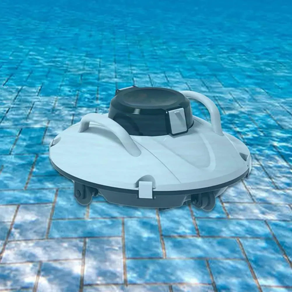 Aspirapolvere, pulisce piscine piatte fino a 550 mq, autonomia di 90 minuti