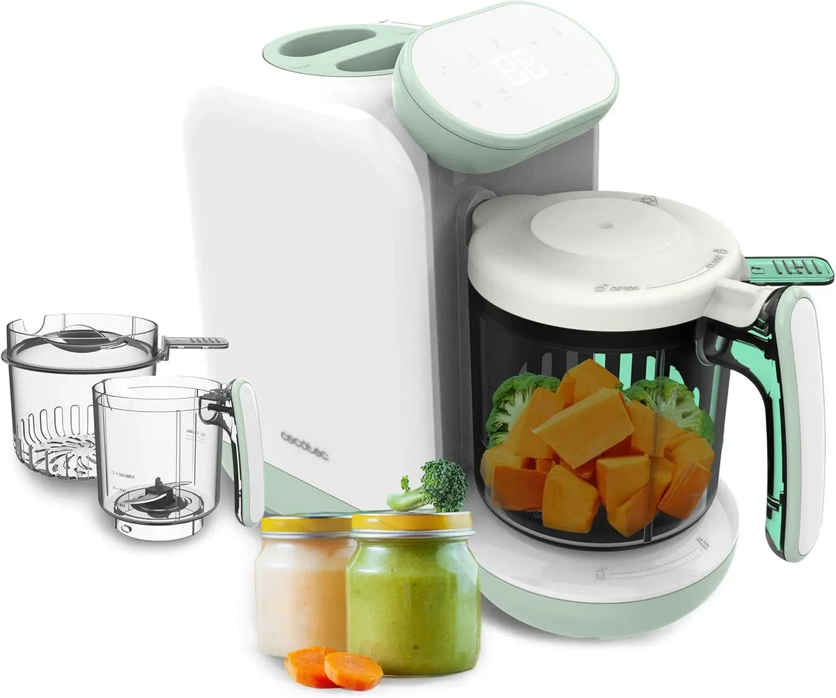 Cecotec Robot da cucina, senza BPA, macchina da cucina, Processore di Alimenti Nana BabyCare FoodProcessor