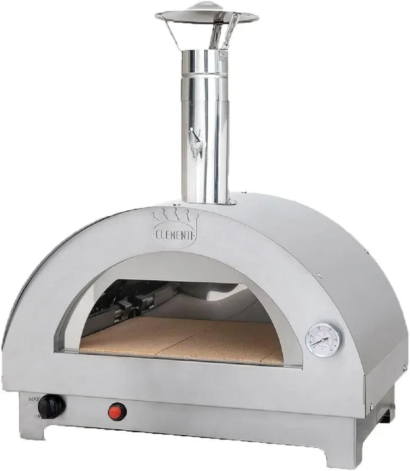 Forno elettrico per pizza, portatile, forno da cucina, Forno a Gas portatile per Pizza 'Clementino' Antracite