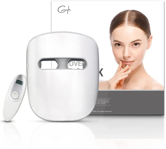 terapia della luce rossa per il viso, Terapia della luce con maschera facciale a LED, maschera senza fili per la terapia della luce rossa, infrarossi