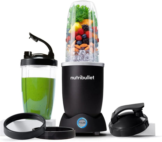 Frullatore NB120MB, 1200 W, nero, bicchieri da 700ml e 900ml, Nutribullet Pro 1200