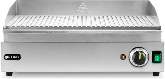barbecue, Piastra, griglia, grill, 2400 W, 230 V, 233 mm, acciaio inox, HENDI