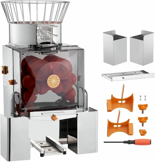 estrattore di succo e spremiagrumi, Filtro, 120 W, professionale, acciaio inox, per la Raccolta delle bucce.