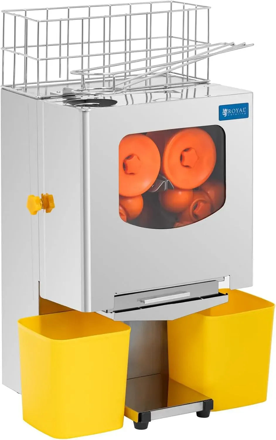 W 20 Royal Catering Spremiagrumi elettrico Semiautomatico 120 arance/min Spremiagrumi elettrico per uso professionale Spremi arance elettrico