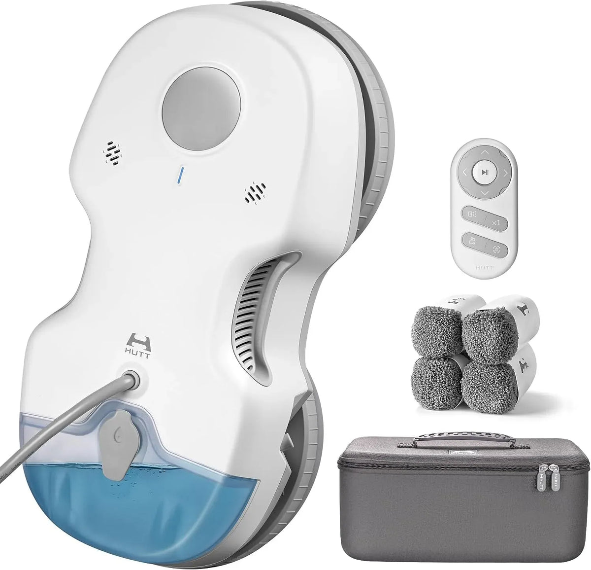 8pcs Lavavetri, Valigia, Robot, pulitore elettrico per vetri, effetto 3D, HUTT