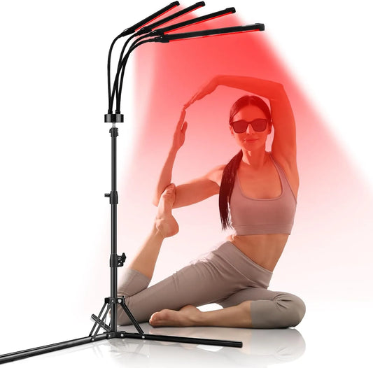 Rotlichtlampe, 660 NM, 850 NM, 940 NM, timer, rosso