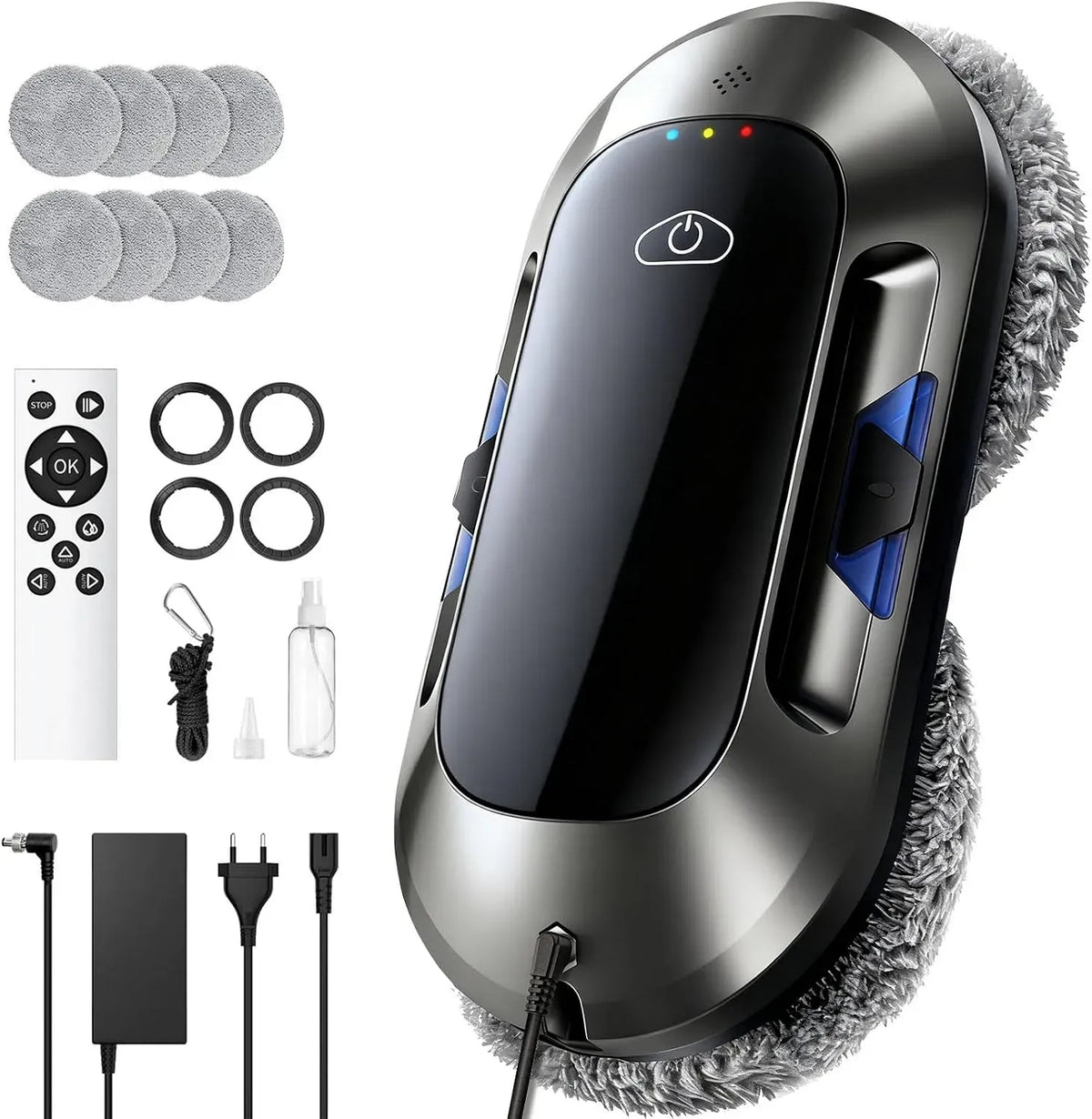 W23D Lavavetri, Batteria, Robot, pulitore elettrico per vetri, per Finestre