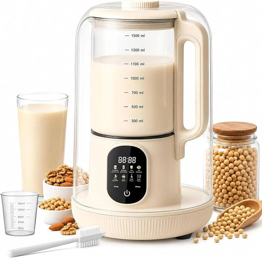 Macchina per latte, 1,5 L, per latte vegetale 8 in 1