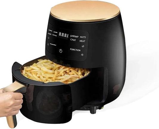 Friggitrice ad aria, 4,5 L, professionale, friggitrice elettrica senza olio, Multicooker Professionale da Cucina