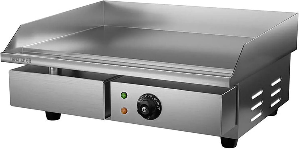 W 220 Piastra, Griglia, Grill, 3000 W, 240 V, professionale, acciaio inox, Cucina