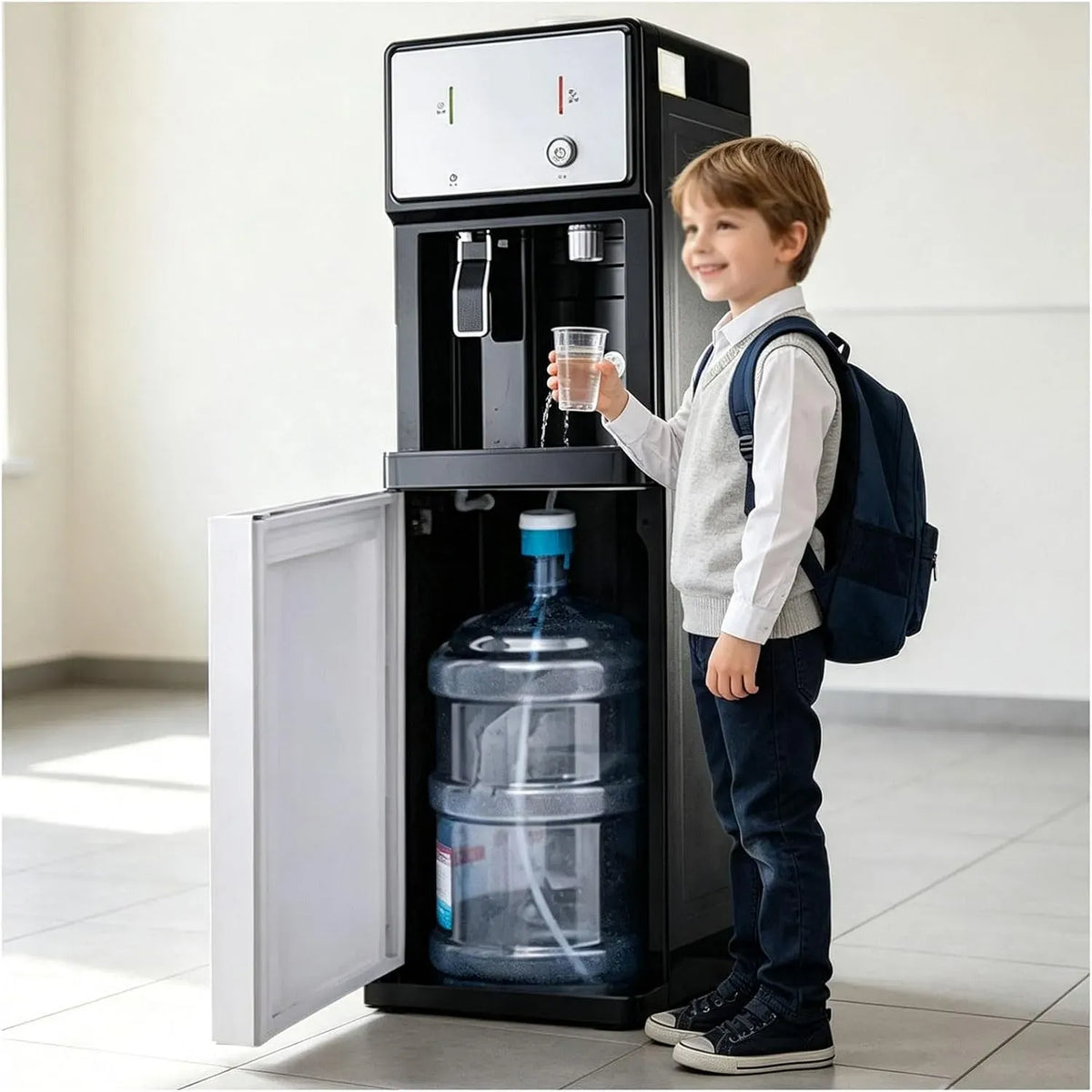 Dispenser, Ufficio, Refrigeratore Acqua Caricamento Dal Basso
