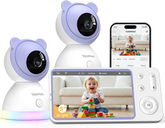 Monitor, Baby 8TM-2PZ, schermo per PC, monitor video per bambini