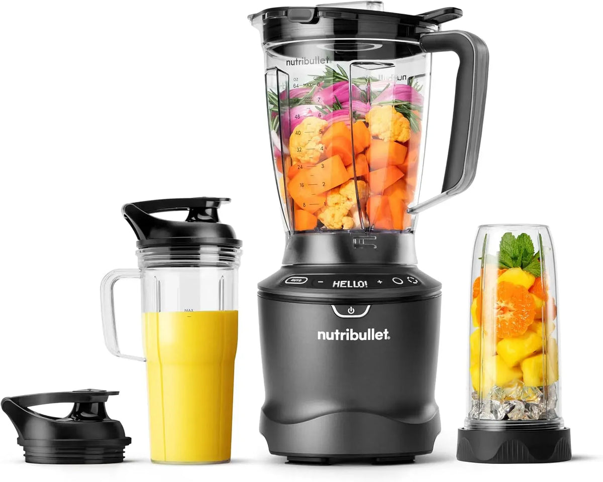 Frullatore NBF550DG, 1500 W, nero, Bicchiere da 946ml e da 710ml con Manico