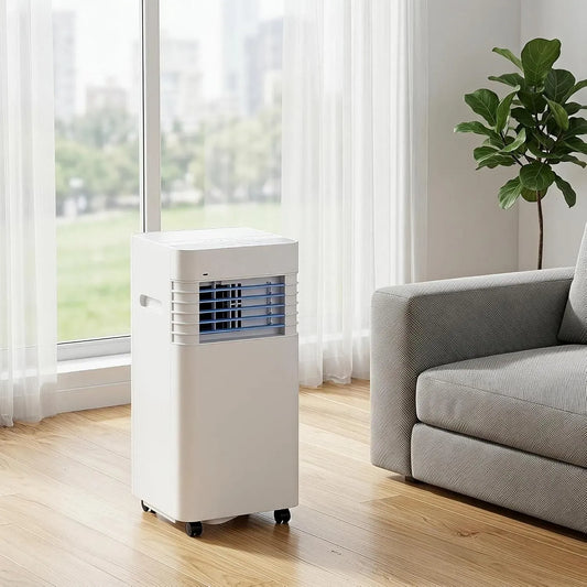 Condizionatore, portatile, timer, Silenzioso con Timer e Telecomando, 5000 BTU, Style 2