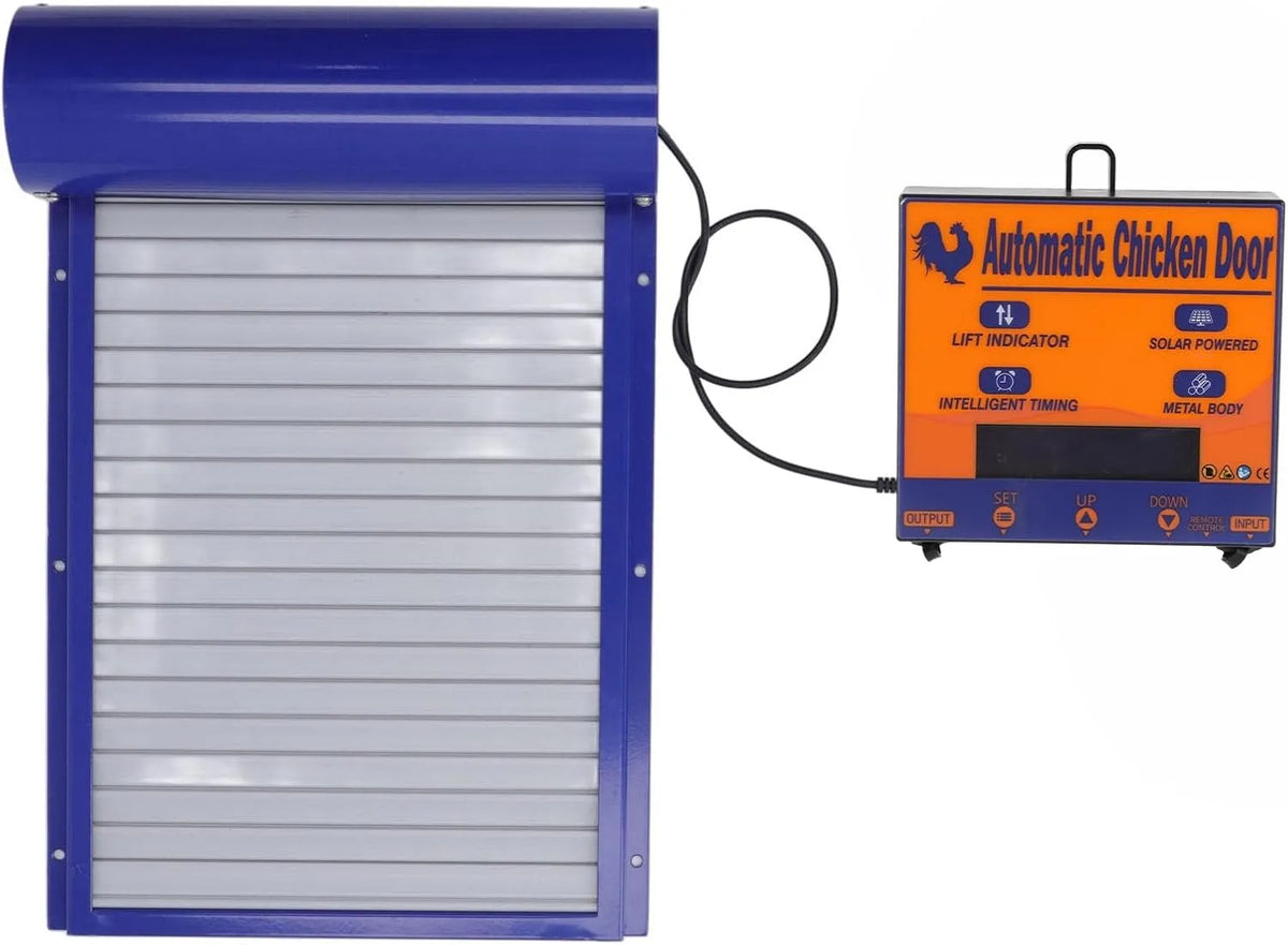 Porta Automatica per Pollaio dotato di Timer, per Sportello Elettrico Apriporta Automatico per Tenere in Sicurezza il Pollo