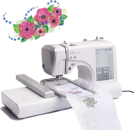 Accessorio per elettrodomestico, ricambio e accessorio, Macchina da cucire e ricamare con kit di accessori