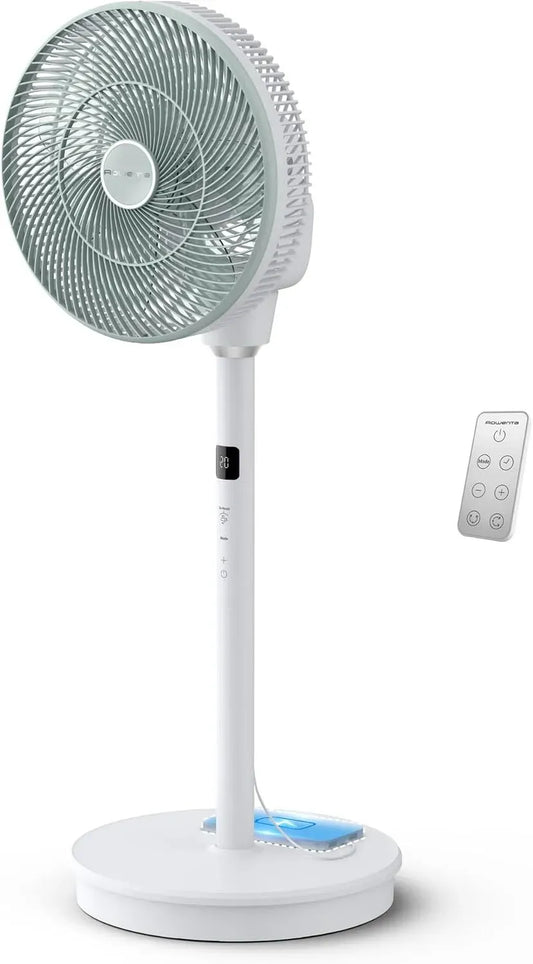 Rowenta QV5050 Ventilatore, effetto 3D, silenzioso, Turbo Silence Compact 3D Nomad