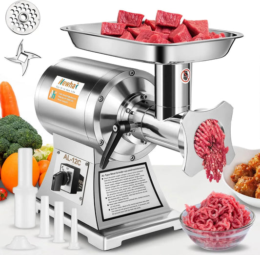 mm/8 macchina, 850 W, 6 mm, 8 mm, industriale, professionale, ristoranti, per macinare carne industriale resistente