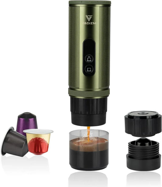 Macchina da caffè 15000mAh, 12 V, portatile, Compatibile con Capsule NS per Campeggio