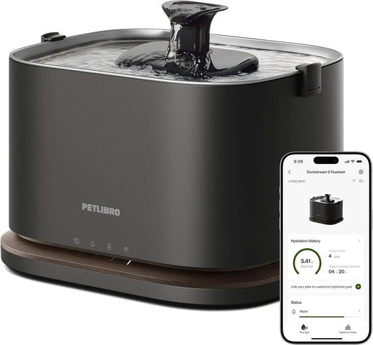 3L/101oz 5GHz Dispenser, Batteria, 3 L, Wi-Fi, acciaio inox, senza fili, per Gatti Upgrade, PETLIBRO