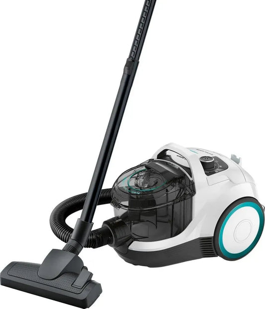 Bosch BGC21HYG1 Aspirapolvere, 550 W, bianco, aspiratore elettrico domestico, Aspirapolvere Senza Sacco