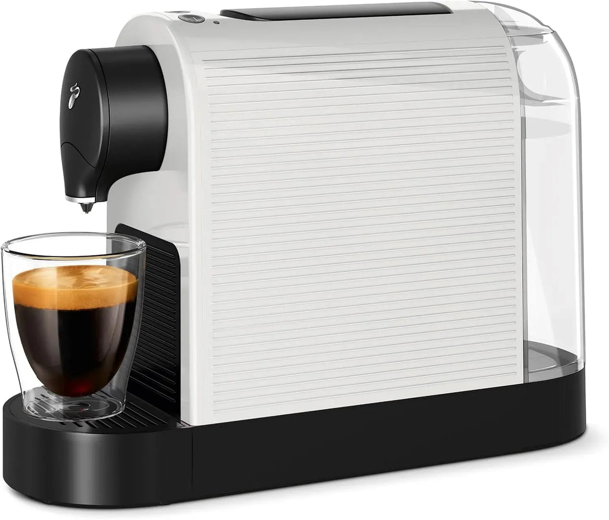 Macchina da caffè, 0,8 L, bianco, caffettiera elettrica, Tchibo Macchina da caffè Superautomatica Bianco 15 Bar 0,8 L