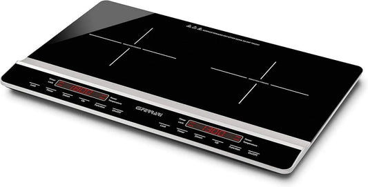 G10138 Piastra, 3100 W, nero, vetro, Super, G3 Ferrari Piastra ad Induzione Doppia 'Dinamiko Duo'