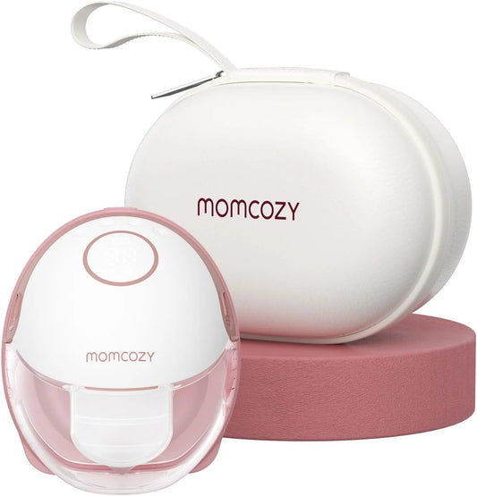 Tiralatte, rosso, 1 Pezzo, pompa per latte materno, tiralatte elettrico, Momcozy M6 Tiralatte Elettrico Indossabile Mani Libere 24mm
