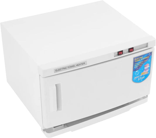 sterilizzatore, armadio, sterilizzatore elettrico, armadio UV per pulizia e disinfezione, 25 L, 220 V, 2 zone di temperatura, acciaio inox, bianco