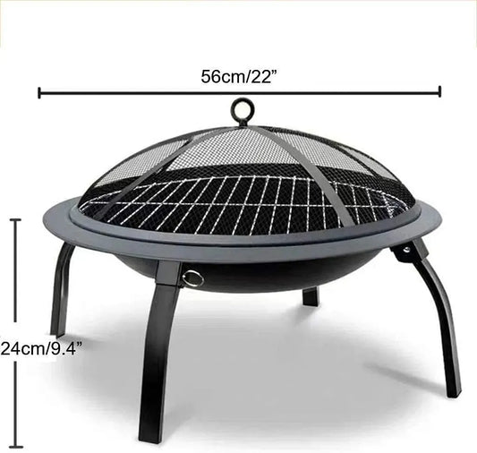 barbecue, portatile, esterno, acciaio inox, per cortile campeggio picnic camino giardino famiglia st