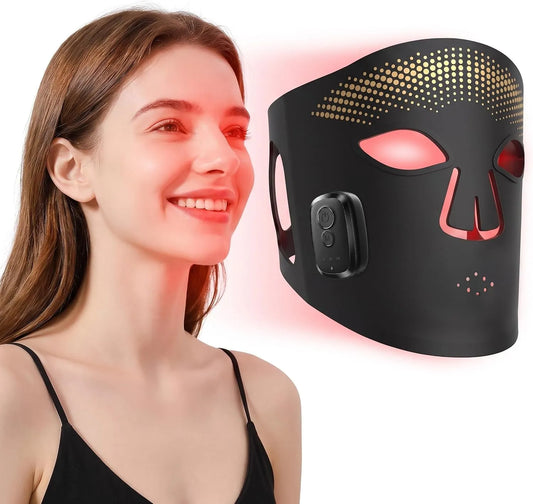 Maschera viso a LED, per terapia della luce