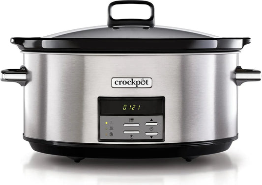 CSC063X Cooker, Crock-Pot, digitale, Slow Cooker digitale countdown 7,5 lt fino a 10 persone
