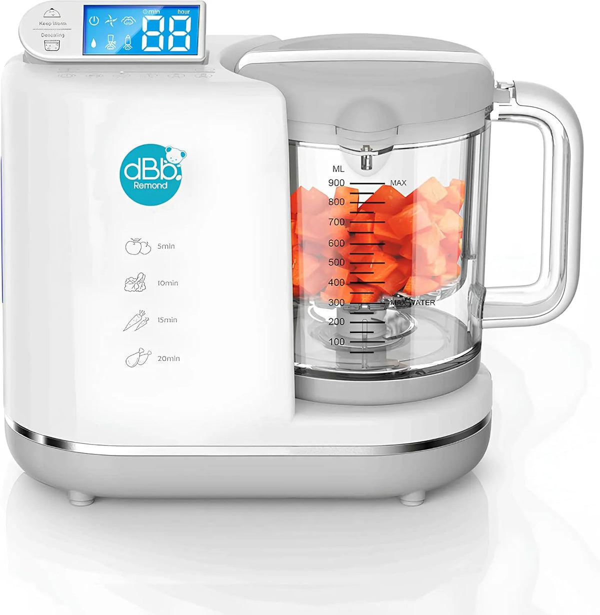 Robot da cucina, vapore, scongelamento, bianco