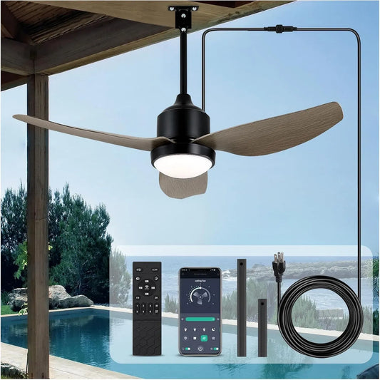 Ventilatore, 42 pollici, IP65, telecomando e applicazione, motore CC silenzioso