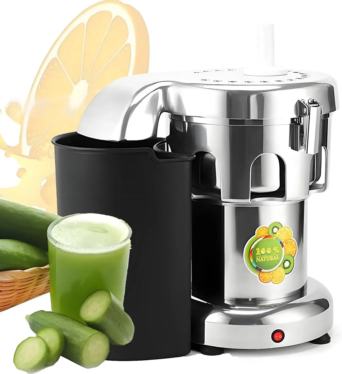 estrattore di succo e spremiagrumi, Filtro, pressa, professionale, acciaio inox, per impieghi gravosi con Filtro