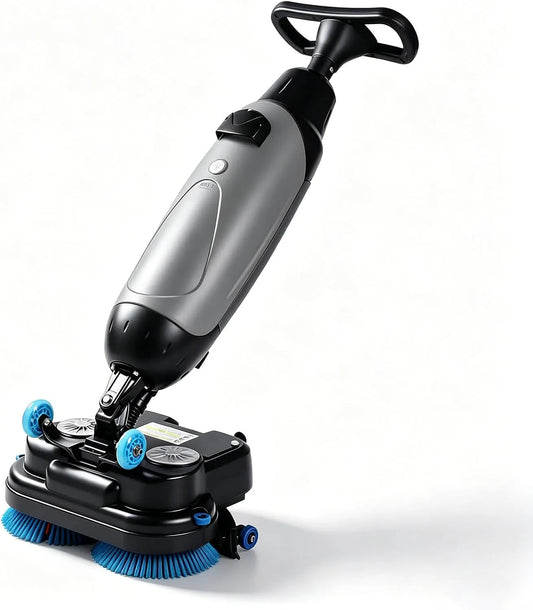 Lavasciuga, 43 cm, 4,7 L, lavatrice/asciugatrice, professionale, grigio, autonomia di 2 Ore, Serbatoi da 4,7 Litri per Acqua Pulita / 7,8 Litri Grey