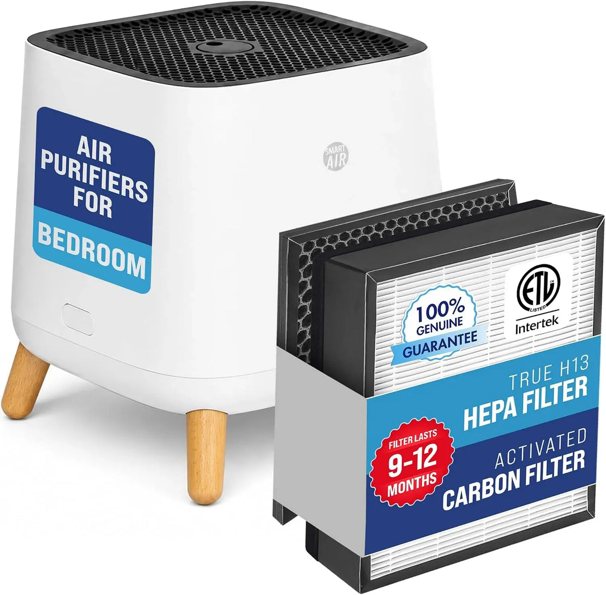 Purificatore d'aria H13, depuratore d'aria, Purificatore d'aria Smart Air Sqair