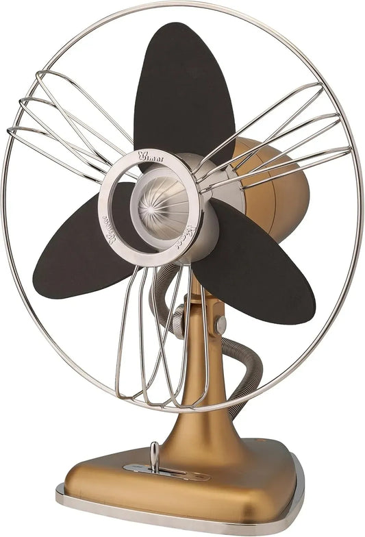 Ventilatore, 30cm, 35 W, Ø 30 cm, bimar VTM34.CA, 3 velocità, Comandi Vintage con Levetta Selettore 3 Velocità, Elica Ø 30cm con 3 Pale in EVA