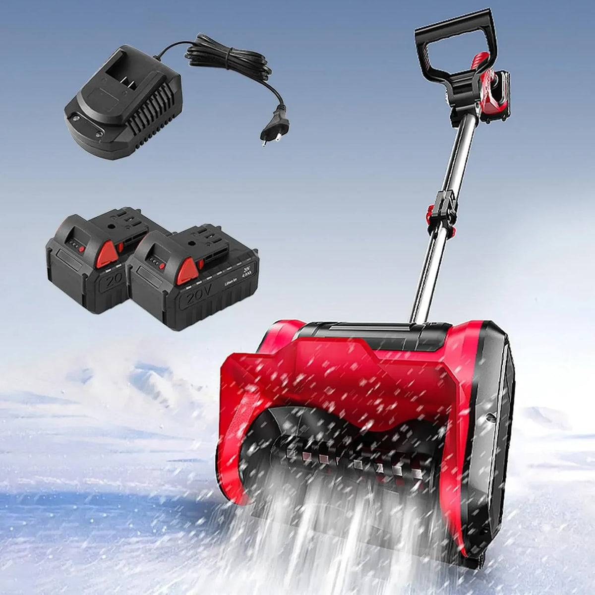 macchina spazzaneve, Batteria, per vialetto, Pala da Neve elettrica