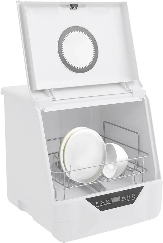 Lavastoviglie IPX1, 6 L, 800 W, libera installazione, touch, 1MPA a pressione dell'acqua, controllo touch LED