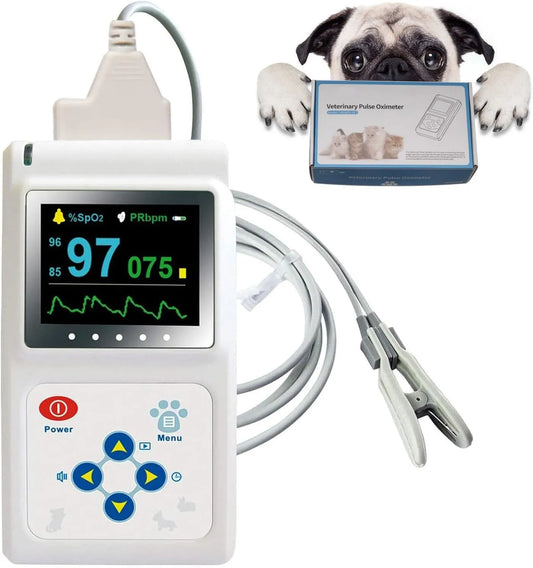 Sensore, Cavo, portatile, USB, Pulsossimetro Veterinario Portatile