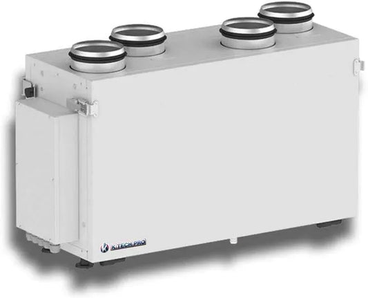 Sistema di ventilazione centrale Optima Basic EC dotato di controllo di recupero del calore dotato di regolatore di rotazione