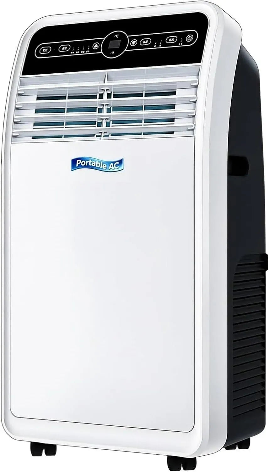 Condizionatore 3-in-1, portatile, ruote di trasporto, decorazione del soggiorno, 9000 British Thermal Units, unità AC Mobile per Soggiorno
