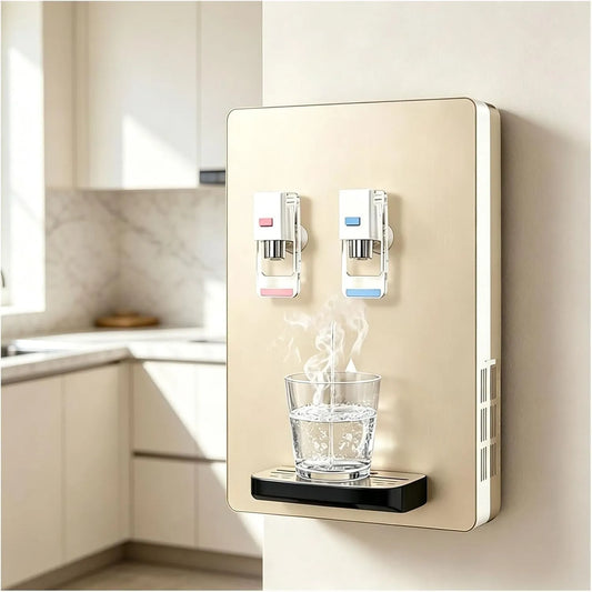 distributore, dispenser, per acqua fredda e calda