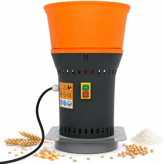 mulino per farina, macinatore elettrico, 1300 W, 300 kg, 3 misure, per cereali da 1300 W