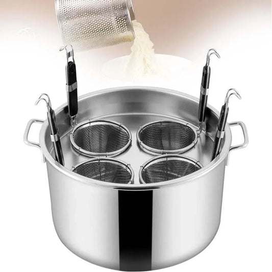 Pentola e padella, professionale, acciaio inox, Cuocipapa a 3/4/5 Fori, in Un RIS